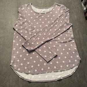 2 for $25!!! Grey Old Navy Sweater with White Geometric Design